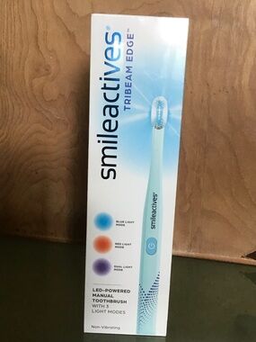 Smileactives Newest Tribeam Edge LED Toothbrush - 3 Light modes.